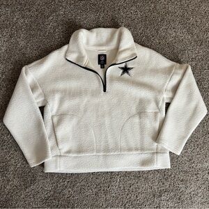 Women’s Dallas Cowboys Half-Zip Sherpa Pullover